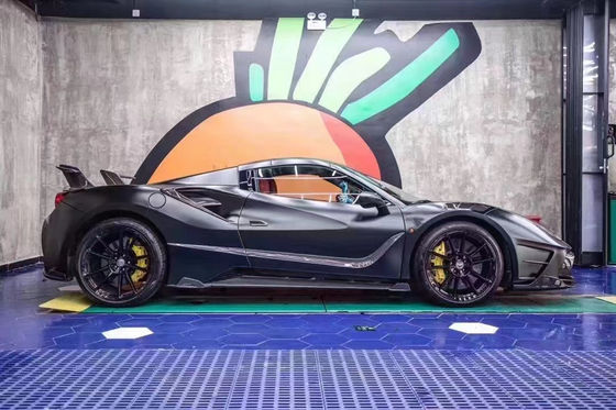 Ferrari 488 için Otomatik Parçalar 488 Yükseltilmiş MSY Tarzı Ön ve Arka Tampon Spoiler Karbon Fiber Body Kit