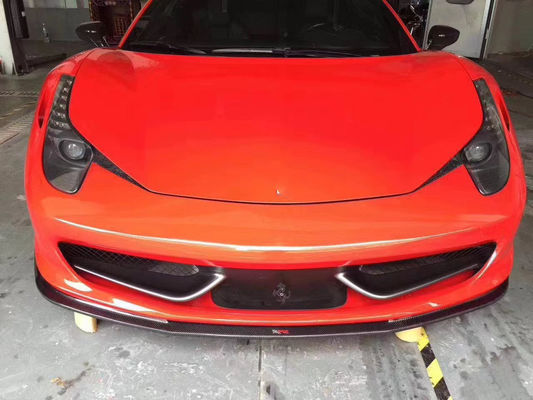 Ferrari için 458 Karbon Fiber Body Kit 458 Karbon Fiber Front Lip Diffuser Spoiler Side Skirt Body Kit