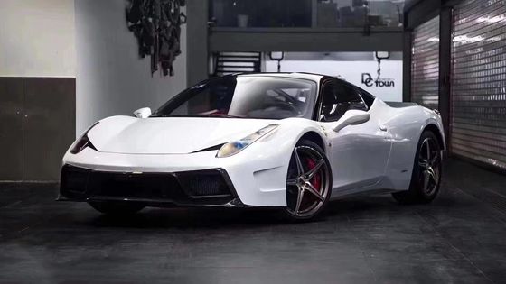 Ferrari için 458 Karbon Fiber Bodies Kit 458 Upgraded VORS Style Ön ve Arka Bumper Spoiler Side Skirt Body Kit