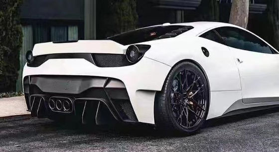 Ferrari için 458 Karbon Fiber Bodies Kit 458 Upgraded VORS Style Ön ve Arka Bumper Spoiler Side Skirt Body Kit