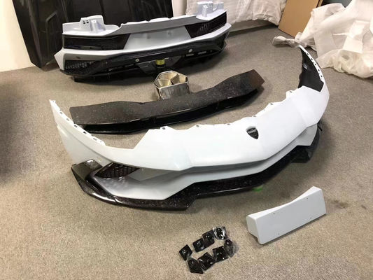 Lamborghini Aventador LP700 Karbon Fiber Body Kit LP740 Style için Ön ve Arka Tampon Spoilers
