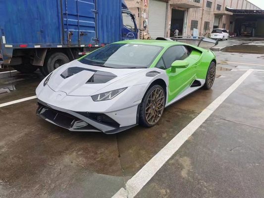 Lamborghini Huracan LP580 LP610 için STP Karbon Fiber Bodies Kit Karbon Fiber Front ve Rear Bumper Spoiler Hood