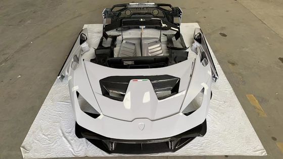 Lamborghini Huracan LP580 LP610 için STP Karbon Fiber Bodies Kit Karbon Fiber Front ve Rear Bumper Spoiler Hood