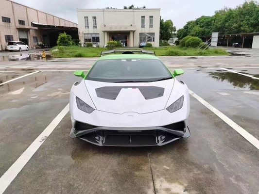 Lamborghini Huracan LP580 LP610 için STP Karbon Fiber Bodies Kit Karbon Fiber Front ve Rear Bumper Spoiler Hood