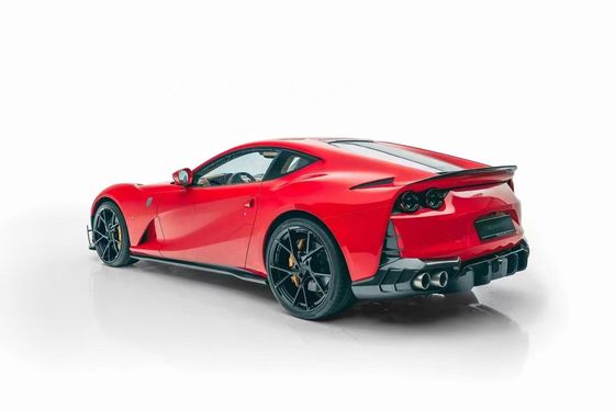 Ferrari 812 için Karbon Fiber Bodies Kit 812 Yükseltilmiş MSY Tarzı Karbon Fiber Front Lip Diffuser Spoiler Body Kit