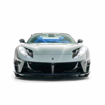 Ferrari 812 için Karbon Fiber Body Kit 812 Geliştirilmiş MSY Tarzı Karbon Fiber Ön ve Arka Tampon Spoiler Wing