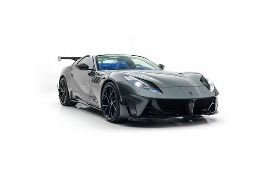 Ferrari 812 için Karbon Fiber Body Kit 812 Geliştirilmiş MSY Tarzı Karbon Fiber Ön ve Arka Tampon Spoiler Wing