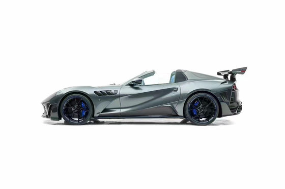 Ferrari 812 için Karbon Fiber Body Kit 812 Geliştirilmiş MSY Tarzı Karbon Fiber Ön ve Arka Tampon Spoiler Wing