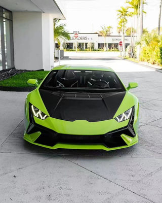 Lamborghini LP580 LP610 EVO Karbon Elyafı Vücut Kit LP580 LP610 EVO Geliştirilmiş TecNIA tarzı Ön Tampon Vücut Kit