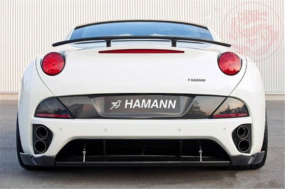 Ferrari için Kaliforniya Karbon Fiber Body Kit Kaliforniya Hamann tarzı için yükseltilmiş Ön Kürek Arka Diffuser Spoiler