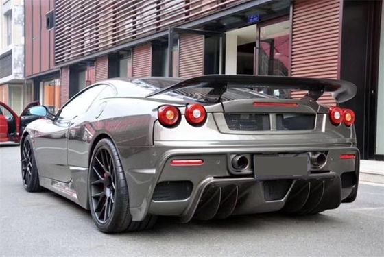 Ferrari F430 Bodies Kit F430 ASI stili yükseltilmiş ön ve arka tamponları spoiler F430 Karbon Fiber Bodies Kit