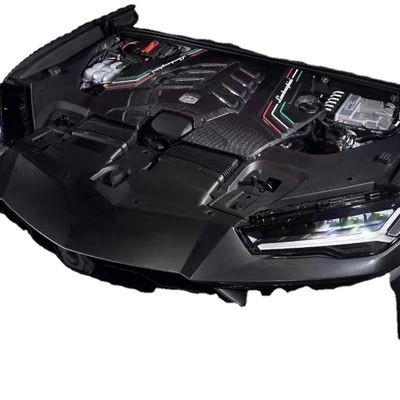 2019 Siyah Lamborghini Body Kit Kuru Karbon Fiber Motor İç Güvenlik Kalkanı