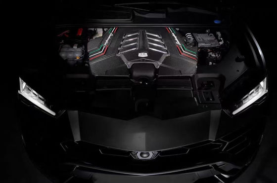 2019 Siyah Lamborghini Body Kit Kuru Karbon Fiber Motor İç Güvenlik Kalkanı