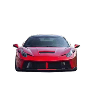 Ferrari için 458 Karbon Fiber Body Kit 458 PD stili Yenileştirilmiş Ön ve Arka Bumper Spoiler Hood Body Kit