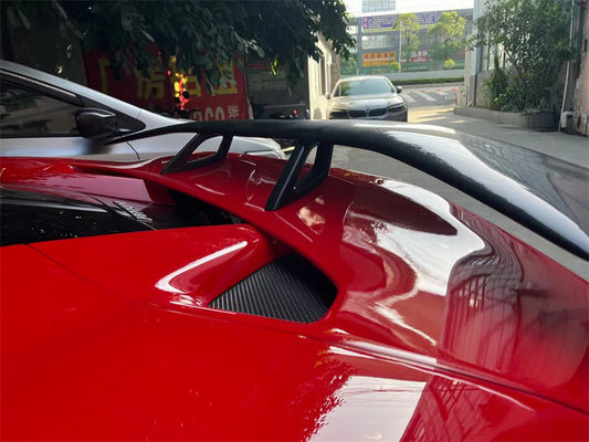 Ferrari F8 Karbon Fiber Spoiler F8 Yeni Tarz Karbon Fiber Tail Spoiler