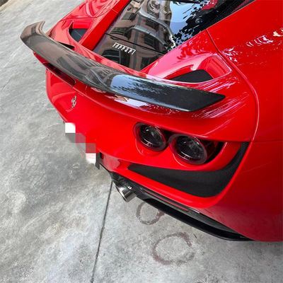 Ferrari F8 Karbon Fiber Spoiler F8 Yeni Tarz Karbon Fiber Tail Spoiler