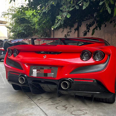 Ferrari F8 Karbon Fiber Spoiler F8 Yeni Tarz Karbon Fiber Tail Spoiler