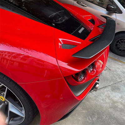 Ferrari F8 Karbon Fiber Spoiler F8 Yeni Tarz Karbon Fiber Tail Spoiler