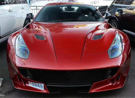 Ferrari F12 Karbon Fiber Hood için F12 Yükseltilmiş TDF Tarzı Karbon Fiber Hood Body Kit