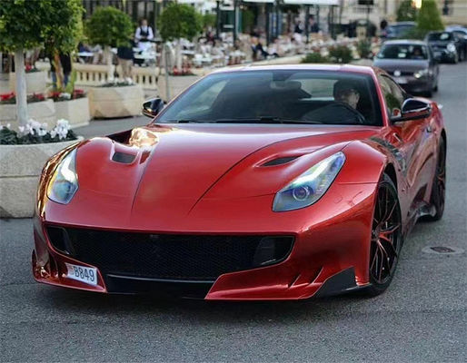 Ferrari F12 Karbon Fiber Hood için F12 Yükseltilmiş TDF Tarzı Karbon Fiber Hood Body Kit