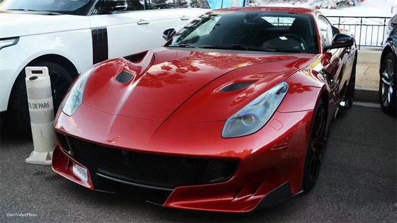 Ferrari F12 Karbon Fiber Hood için F12 Yükseltilmiş TDF Tarzı Karbon Fiber Hood Body Kit