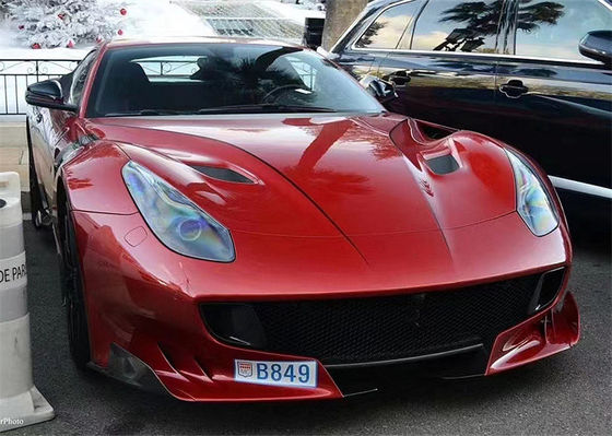 Ferrari F12 Karbon Fiber Hood için F12 Yükseltilmiş TDF Tarzı Karbon Fiber Hood Body Kit