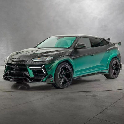 280mm Lamborghini Body Kit URUS MSY Stil Ön ve Arka Tampon Spoiler Hood Kit Yeşil