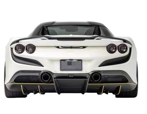 Ferrari F8 Karbon Fiber Body Kit F8 Yeni Stil Diffuser Karbon Fiber Diffuser
