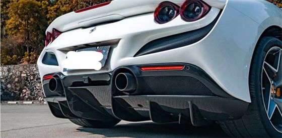 Ferrari F8 Karbon Fiber Body Kit F8 Yeni Stil Diffuser Karbon Fiber Diffuser