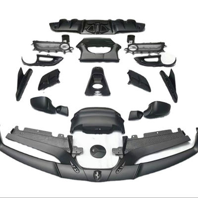 Ferrari için 488 Karbon Fiber Bodies Kit 488 Capristo Tarzı Karbon Fiber Front Lip Diffuser Spoiler