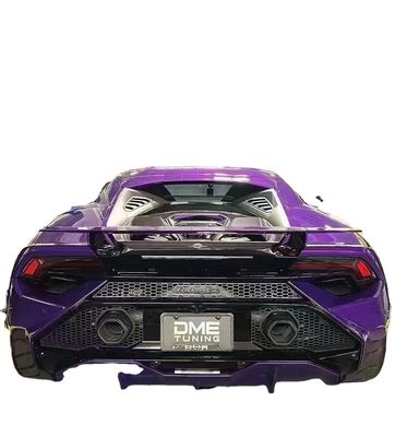 LP580 LP610 Lamborghini Huracan Evo Body Kit Tecnica Tarzı Karbon Fiber Spoiler Wing