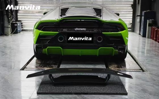 LP580 LP610 Lamborghini Huracan Evo Body Kit Tecnica Tarzı Karbon Fiber Spoiler Wing