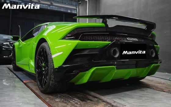 LP580 LP610 Lamborghini Huracan Evo Body Kit Tecnica Tarzı Karbon Fiber Spoiler Wing
