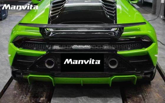 LP580 LP610 Lamborghini Huracan Evo Body Kit Tecnica Tarzı Karbon Fiber Spoiler Wing