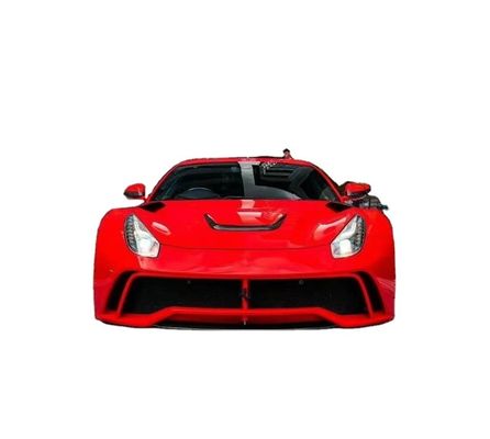 Ferrari F12 Karbon Fiber Geniş Vücut Kütesi için F12 Yenileme NOtc N-Largos tarzı Arka Tampon Karbon Fiber Geniş Vücut Kütesi