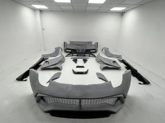 Ferrari F12 Karbon Fiber Geniş Vücut Kütesi için F12 Yenileme NOtc N-Largos tarzı Arka Tampon Karbon Fiber Geniş Vücut Kütesi