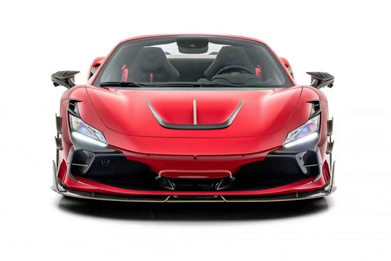 Ferrari F8 Karbon Fiber Bodies Kit F8 Upgrade MSY Style Ön Kürek Diffuser Spoiler Side Skirt Body Kit