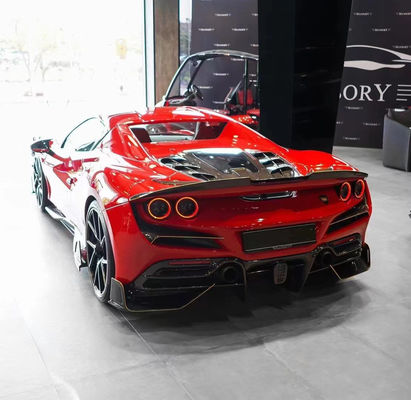 Ferrari F8 Karbon Fiber Bodies Kit F8 Upgrade MSY Style Ön Kürek Diffuser Spoiler Side Skirt Body Kit