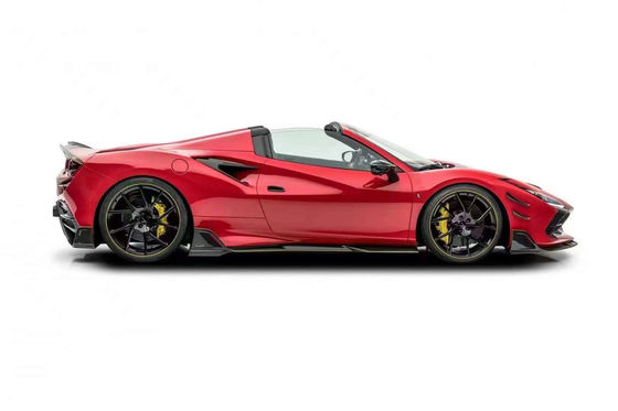 Ferrari F8 Karbon Fiber Bodies Kit F8 Upgrade MSY Style Ön Kürek Diffuser Spoiler Side Skirt Body Kit