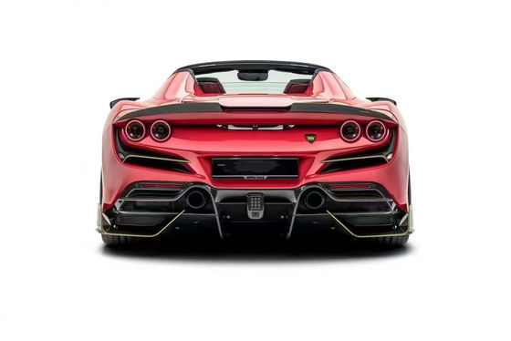Ferrari F8 Karbon Fiber Bodies Kit F8 Upgrade MSY Style Ön Kürek Diffuser Spoiler Side Skirt Body Kit