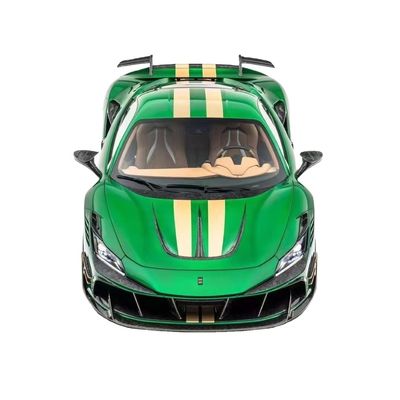 Ferrari için F8 Karbon Fiber Body Kit F8 Upgrades MSY tarzı Ön ve Arka Bumper Spoiler Hood Body Kit