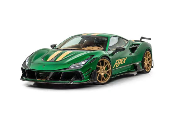 Ferrari için F8 Karbon Fiber Body Kit F8 Upgrades MSY tarzı Ön ve Arka Bumper Spoiler Hood Body Kit