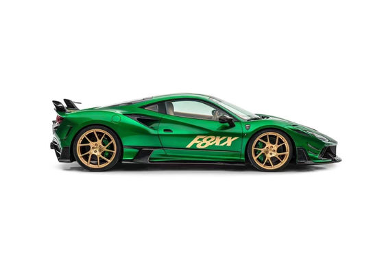 Ferrari için F8 Karbon Fiber Body Kit F8 Upgrades MSY tarzı Ön ve Arka Bumper Spoiler Hood Body Kit