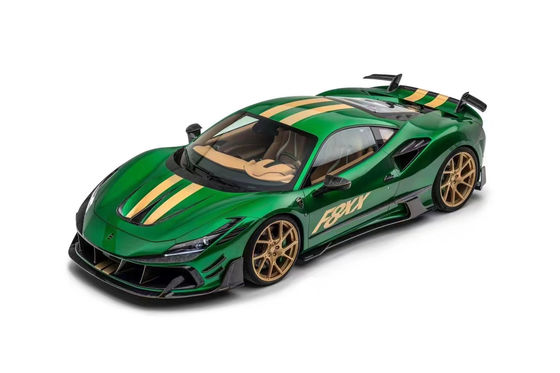 Ferrari için F8 Karbon Fiber Body Kit F8 Upgrades MSY tarzı Ön ve Arka Bumper Spoiler Hood Body Kit