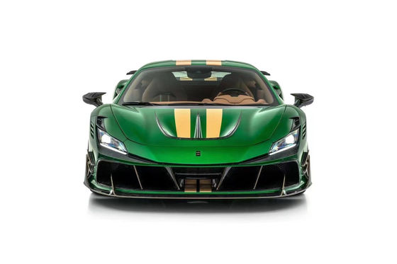 Ferrari için F8 Karbon Fiber Body Kit F8 Upgrades MSY tarzı Ön ve Arka Bumper Spoiler Hood Body Kit