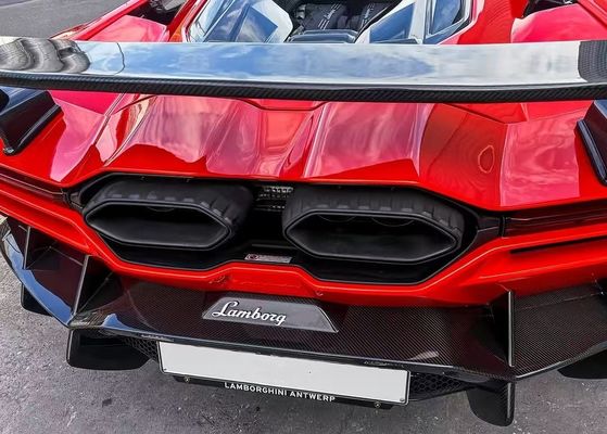 Revuelto Lamborghini Body Kit DMC Tarzı Kırmızı Karbon Fiber Spoiler Wing