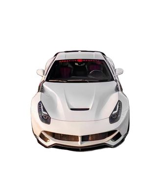 Ferrari F12 için Karbon Fiber Bodies Kit F12 SVR tarzı Ön ve Arka Tampon Spoilers ile Hood Fenders'ı yükseltti