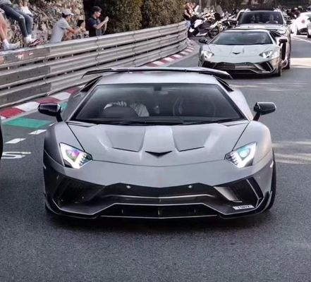 LP700 LP720 Lamborghini Body Kit Hava alımı Karbon Fiber Geniş vücut Kit Kapak Motor Kapak