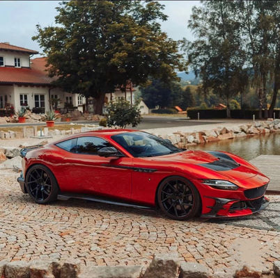 Ferrari Roma için Karbon Fiber Bodies Kit Roma Upgrades MSY Style Ön ve Arka Bumper Spoiler Hood Bodies Kit