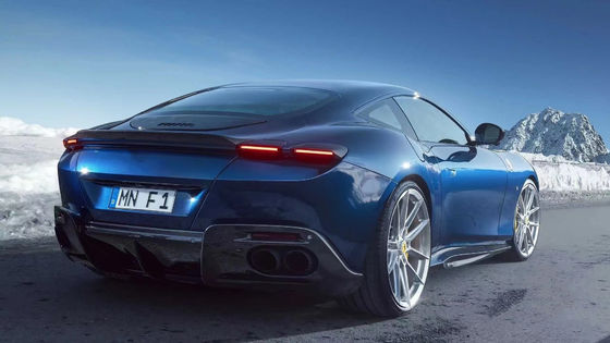 Ferrari Roma için Karbon Fiber Body Kit Roma Yenilikçi Tarzı Karbon Fiber Front Lip Diffuser Spoiler Side Skirt Body Kit